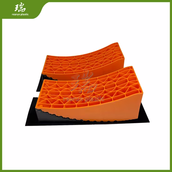 RV Camper Heavy Duty Leveling Block Anti-Slip Pads for Travel Trailer Interlocking Design Allows Stacking to Desired Height Secure T-Handle Carrying Bag I